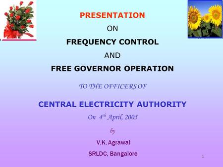 PRESENTATION FREQUENCY CONTROL