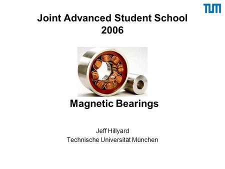 Joint Advanced Student School 2006