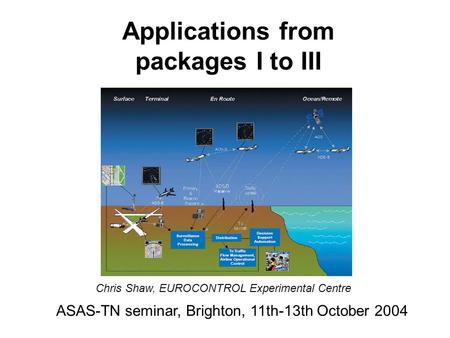 Applications from packages I to III