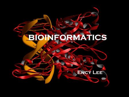 BIOINFORMATICS Ency Lee.