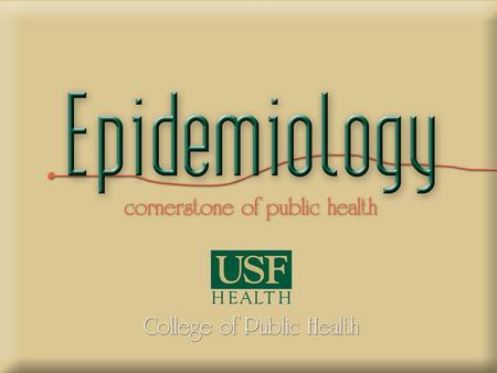 Epidemiology is the study of risks, factors and issues affecting the health and well-being of populations. It is considered a cornerstone of population-based.