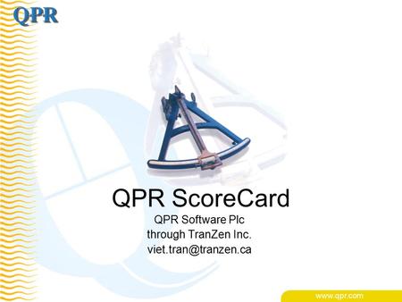 QPR ScoreCard QPR Software Plc through TranZen Inc.