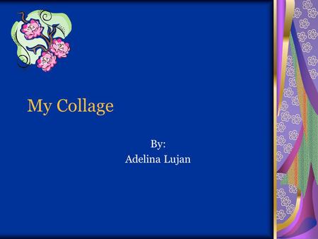 My Collage By: Adelina Lujan. Major: Biology Courses needed here at Grossmont: Spring 2005 Comm. 120- 3.0 Bio 120- 4.0 Math 103- 3.0 Aerobics- 1.0 Study.