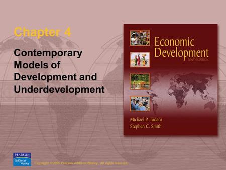 Contemporary Models of Development and Underdevelopment