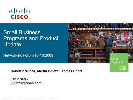 Small Business Programs and Product Update Networking Forum