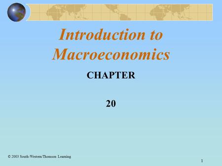 Introduction to Macroeconomics