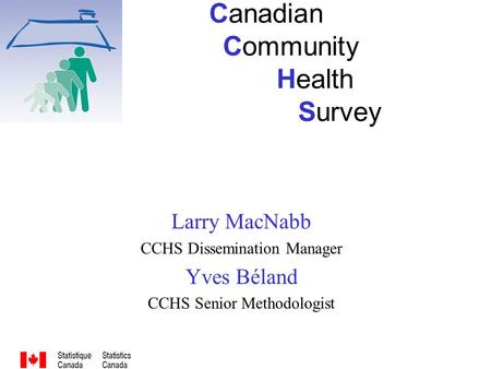 Canadian Community Health Survey