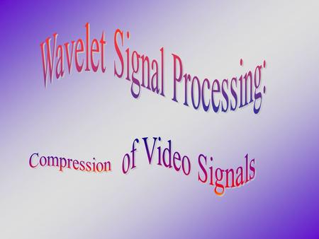 What is a Wavelet? Haar Wavelet A wavelet is a function that has finite energy and has an average of zero. Here are some examples of mother wavelets: