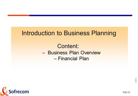 Business plan overview (1)