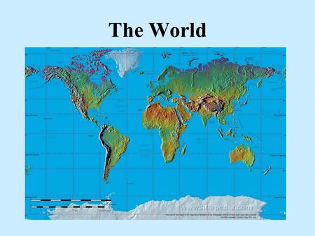 The World. Africa (physical features) Language Groups of Africa.