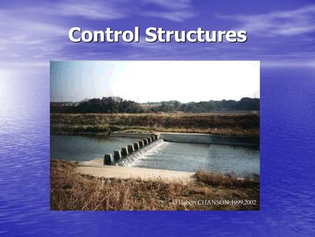 Control Structures.