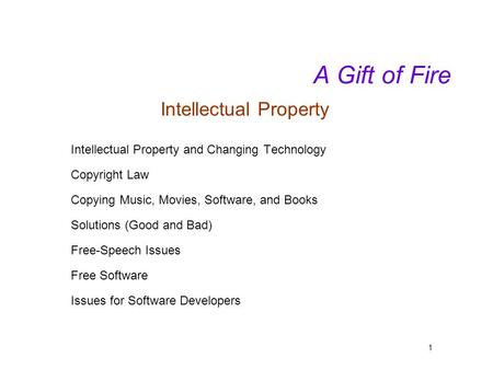 Intellectual Property