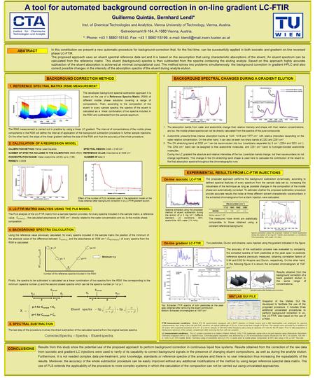 In this contribution we present a new automatic procedure for background correction that, for the first time, can be successfully applied in both isocratic.