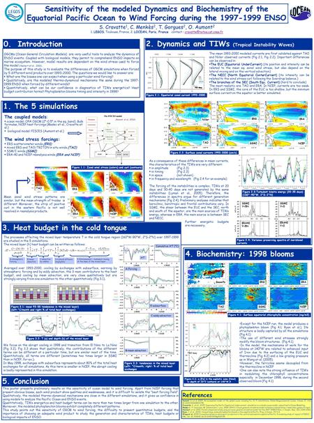 Aumont O. et al. 2005: An ecosystem model of the global ocean including Fe, Si, P colimitations, Global Biogeochemical Cycles, Volume 17, DOI 10.1029/2001GB001745.