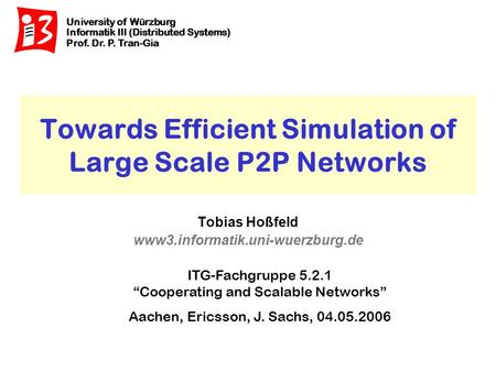 Towards Efficient Simulation of Large Scale P2P Networks