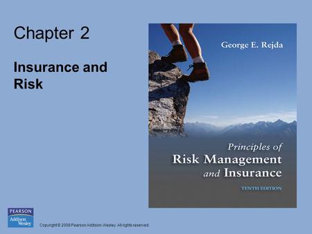 Chapter 2 Insurance and Risk.