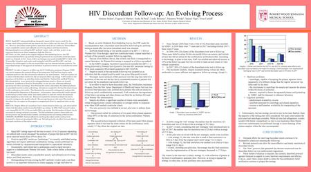 METHODS  Based on initial OraQuick Post-Marketing Survey, the CDC made the recommendation that a discordant result should be followed-up by antibody testing.