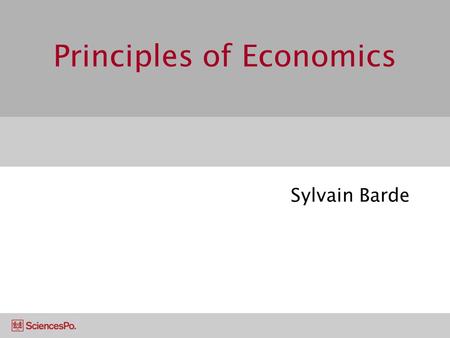 Principles of Economics