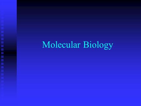 Molecular Biology. It’s a Matter of Perspective The investigators who submit IBC protocols want to perform their experiments safely. The investigators.