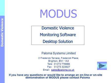 Domestic Violence Monitoring Software Desktop Solution