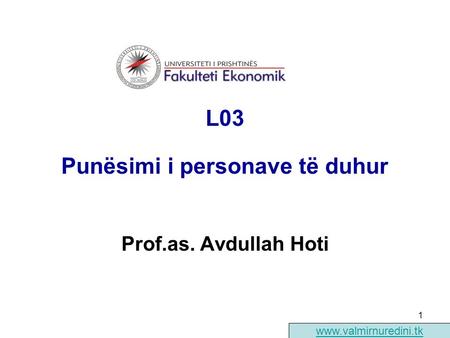 L03 Punësimi i personave të duhur