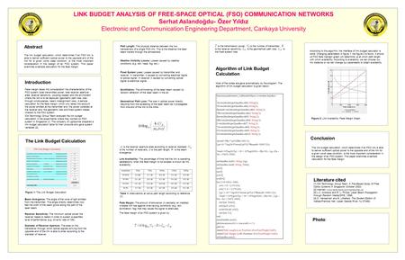 Introduction Fade margin takes into consideration the characteristics of the FSO system (total transmitted power, total receiver aperture area, receiver.