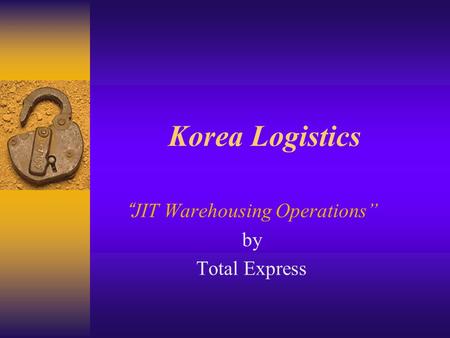 “JIT Warehousing Operations” by Total Express