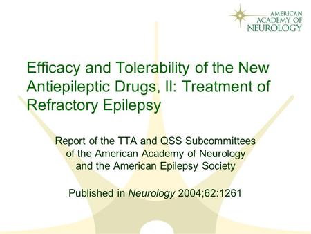 Published in Neurology 2004;62:1261