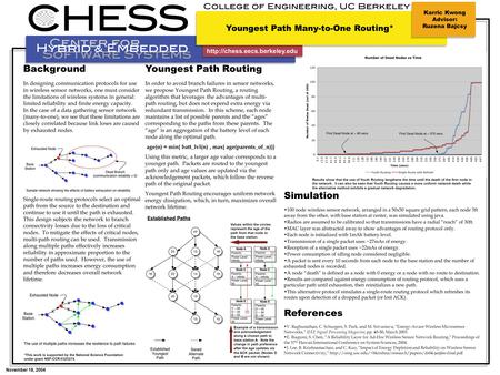 Background In designing communication protocols for use in wireless sensor networks, one must consider the limitations of wireless systems in general: