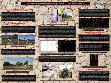 Soil Moisture Estimation Using Hyperspectral SWIR Imagery Poster Number IN43B-1184 D. Lewis, Institute for Technology Development, Building 1103, Suite.