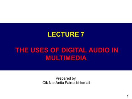 SCA Introduction to Multimedia