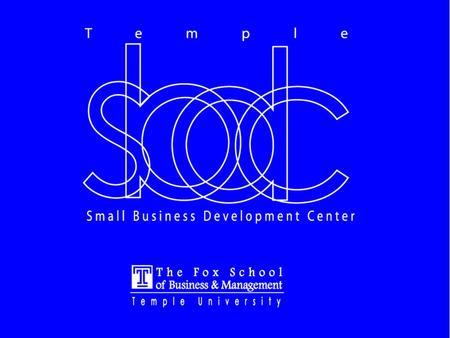 Pennsylvania SBDCs Mission: Help small businesses grow and succeed Provide high quality business consulting Provide high quality interactive training.