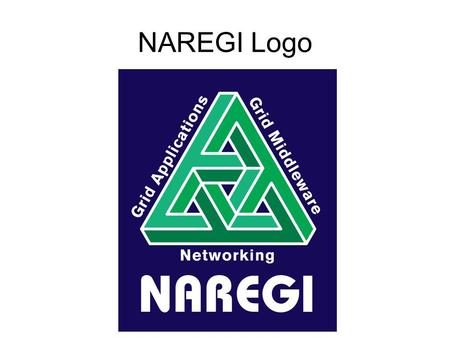 NAREGI Logo. Statement on Sustainable Grids In order for grid infrastructure to be sustainable… –A tangible business plan for sustainability So, what.