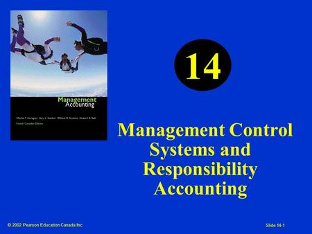 Management Control Systems and Responsibility Accounting