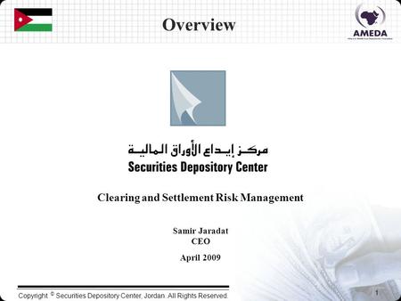 Clearing and Settlement Risk Management