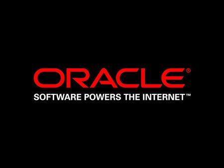 E-Learning at Oracle: State of the Initiative and Lessons Learned Daniel Tkach Principal, Worldwide Marketing Oracle e-Business Suite.