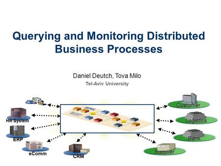 Querying and Monitoring Distributed Business Processes