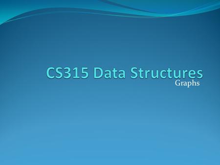 Graphs. Overview What is a graph? Some terminology Types of graph Implementing graphs (briefly) Some graph algorithms Graphs 2/18.