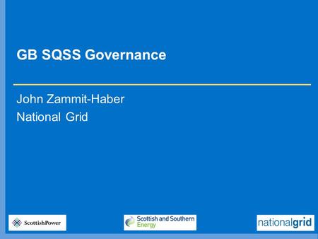 John Zammit-Haber National Grid