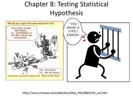 Chapter 8: Testing Statistical Hypothesis