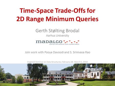 Time-Space Trade-Offs for 2D Range Minimum Queries