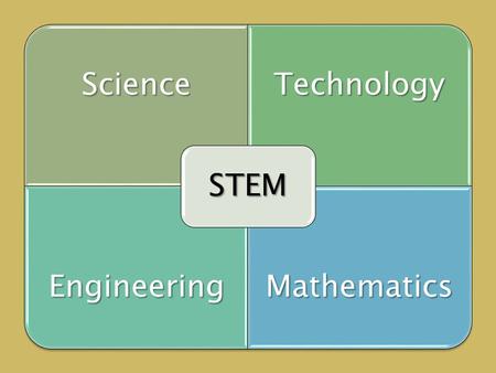 ScienceTechnologyEngineeringMathematics STEM.  A STEM field is any discipline that includes the regular use of science, technology, engineering, and.