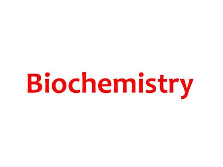 Biochemistry. The chemistry of life How did life originate?