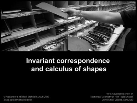 Invariant correspondence