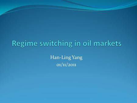 Han-Ling Yang 01/11/2011. Outline Motivation & Introduction to the data Proposed methods Data Analysis Conclusions & Future work Reference.