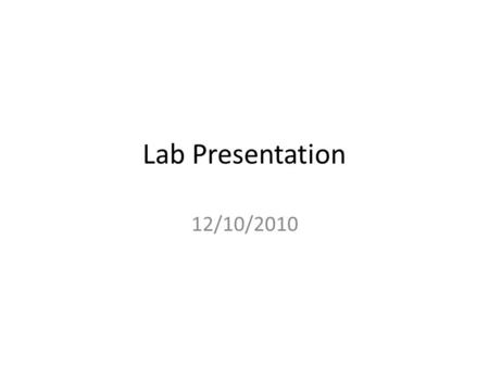 Lab Presentation 12/10/2010. Safer Human Robot Interaction through Compliance in Design Compliance via pneumatic actuators – Inertia reduction – Inertia.