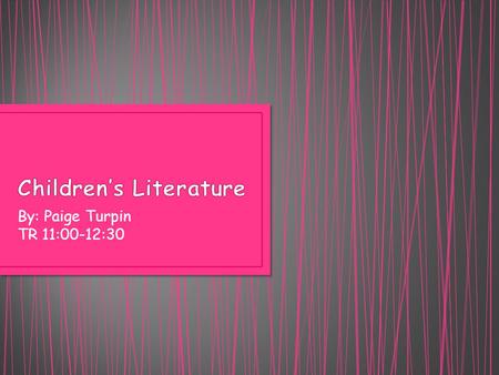 By: Paige Turpin TR 11:00-12:30 Different Types of Biographies: Biography Autobiography Memoirs Biographies can be: Individual Partial Complete Collective.