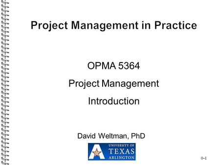 Project Management in Practice