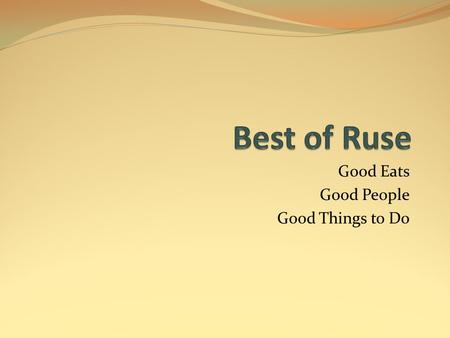 Good Eats Good People Good Things to Do. Reinforce readership loyalty Generate excitement for new readers Increase display ads in the Winners issue Obtain.