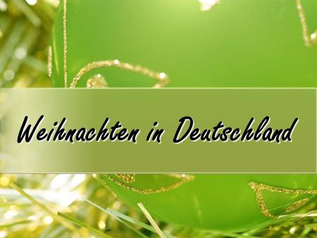 Weihnachten in Deutschland. What are the important dates? Advent Advent is the first Sunday after November 26 th. This year it fell on November 27th.